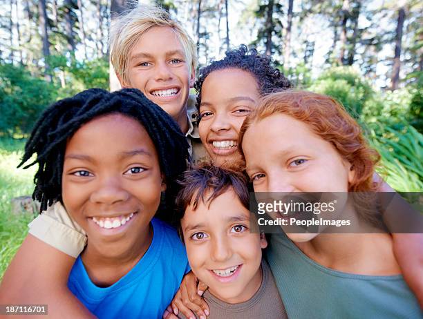 fun, friends and fresh air! - toothy smile stock pictures, royalty-free photos & images