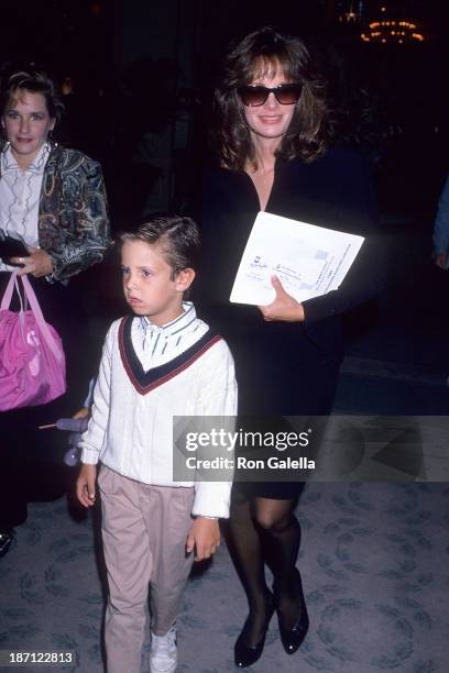 Actress Jaclyn Smith and son Gaston Richmond attend the Inner Circle for Los Angeles Childrens Museum's Sixth Annual Halloween Carnival and Fashion...