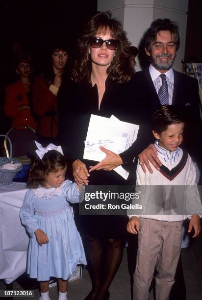 Actress Jaclyn Smith, husband Anthony Richmond and kids Spencer and Gaston attend the Inner Circle for Los Angeles Childrens Museum's Sixth Annual...