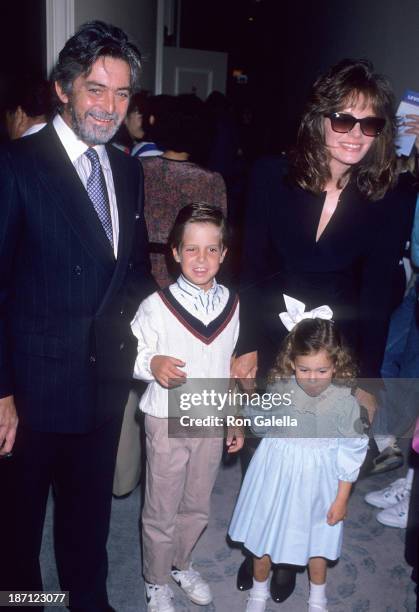 Actress Jaclyn Smith, husband Anthony Richmond and kids Spencer and Gaston attend the Inner Circle for Los Angeles Childrens Museum's Sixth Annual...