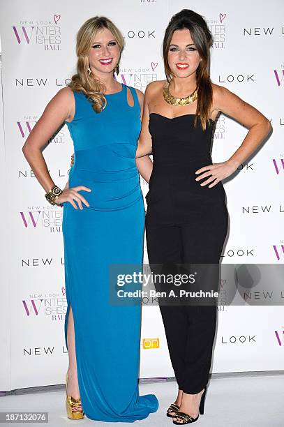 Brooke Kinsella and Louisa Lytton attends the New Look Winter Wishes Charity Ball at Battersea Evolution on November 6, 2013 in London, England.