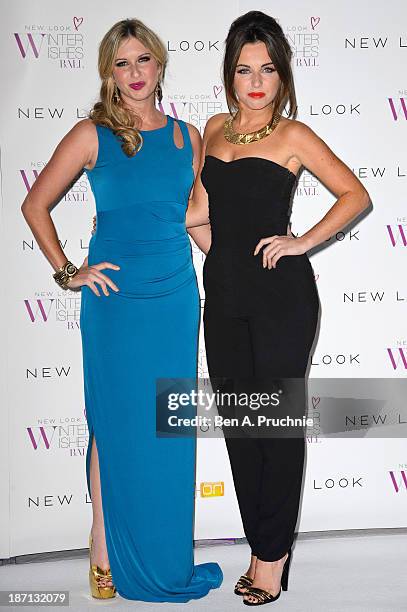 Brooke Kinsella and Louisa Lytton attends the New Look Winter Wishes Charity Ball at Battersea Evolution on November 6, 2013 in London, England.