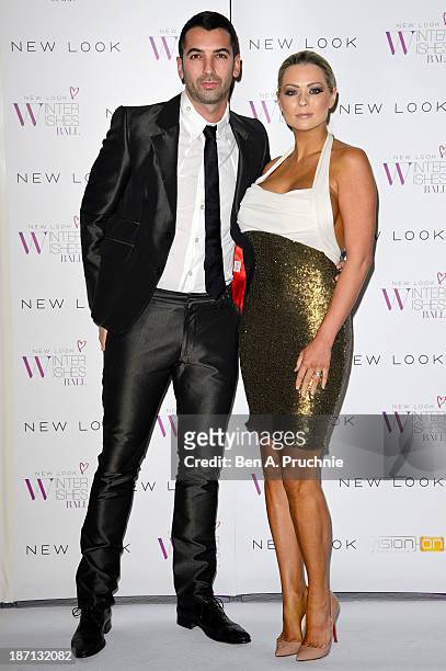 Tom Williams and Nicola Mclean attends the New Look Winter Wishes Charity Ball at Battersea Evolution on November 6, 2013 in London, England.