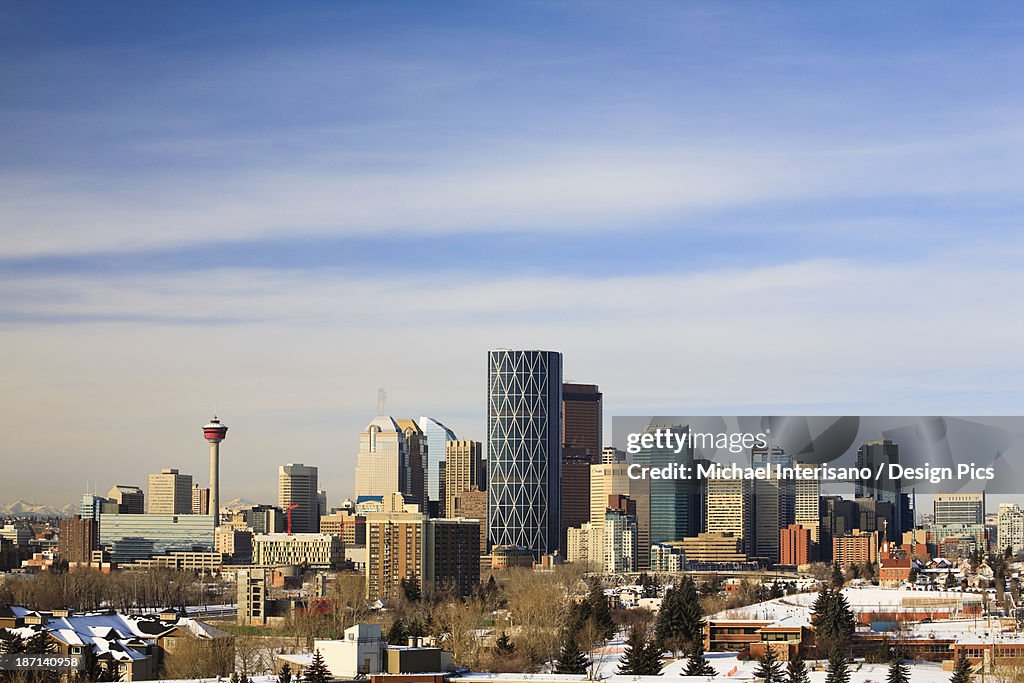 Winter Cityscape Of Calgary