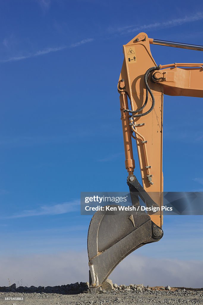 Articulated Arm And Scoop Of Mechanical Excavator