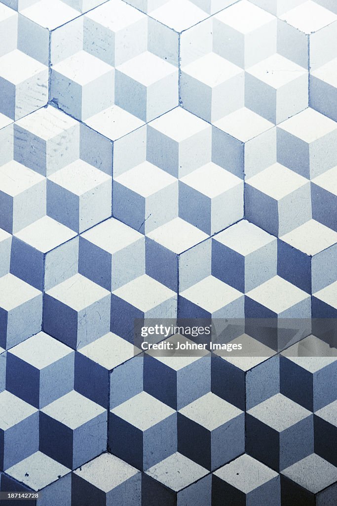 Pattern floor, close-up
