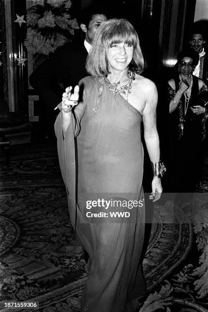 Bettina attends the premiere of the Alvin Ailey dance group, hosted by ex-ambassador Sargent Shriver and his wife Eunice at the Palais des Sports on...