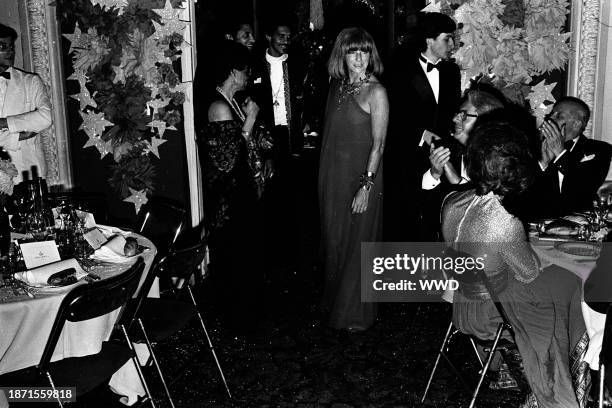 Bettina attends the premiere of the Alvin Ailey dance group, hosted by ex-ambassador Sargent Shriver and his wife Eunice at the Palais des Sports on...