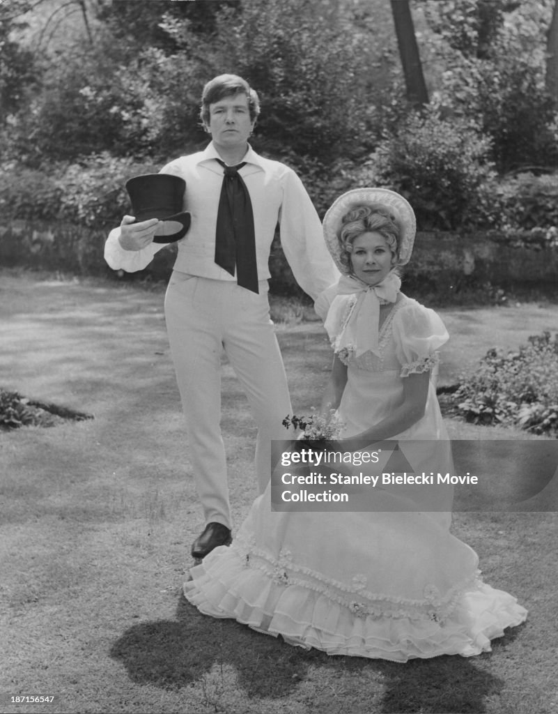 Actors Michael Medwin And Mary Peach In A Scene From The Film News actors-michael-medwin-and-mary-peach-in-a-scene-from-the-film-news