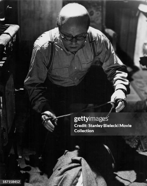 Actor Richard Attenborough in a scene from the film '10 Rillington Place', 1971.