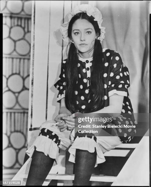 Actress Olivia Hussey, star of the movie 'All the Right Noises', 1971.