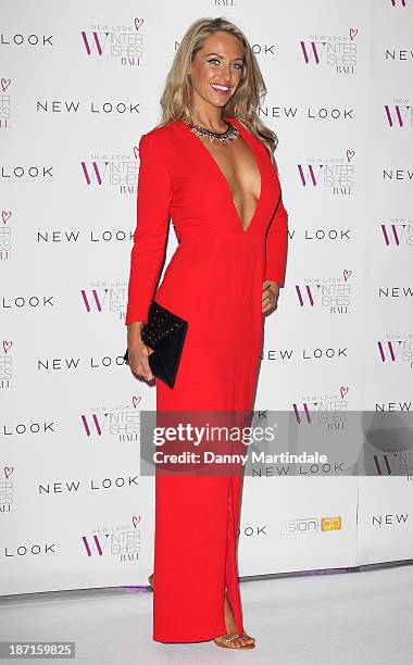 Josie Gibson attends the New Look Winter Wishes Charity Ball at Battersea Evolution on November 6, 2013 in London, England.