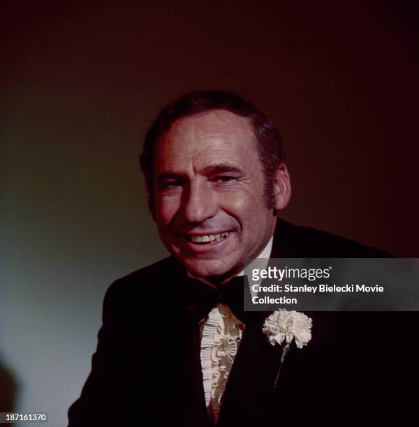 Actor and director Mel Brooks in a scene from the movie 'Silent Movie', 1976.