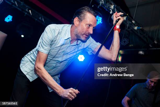 Neil Arthur and David Rhodes of Blancmange perform on stage at Sound Control on November 6, 2013 in Manchester, United Kingdom.