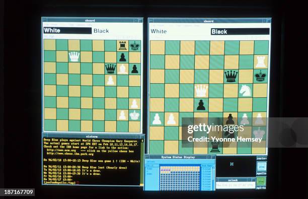 Garry Kasparov in action during match vs the IBM supercomputer Deep News  Photo - Getty Images