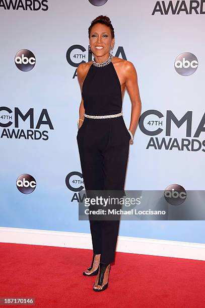 Robin Roberts attends the 47th annual CMA Awards at the Bridgestone Arena on November 6, 2013 in Nashville, Tennessee.