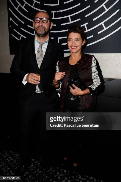 Kad Merad and Emma de Caunes attend the Opening of the TAG Heuer New Boutique, Followed By An Evening Celebrating 50 years of Carerra In Pavillon...