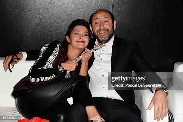 Emma de Caunes and Kad Merad attend the Opening of the TAG Heuer New Boutique, Followed By An Evening Celebrating 50 years of Carerra In Pavillon...