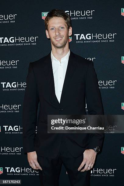 Romain Grosjean attends the Opening of the TAG Heuer New Boutique, Followed By An Evening Celebrating 50 years of Carerra In Pavillon Vendome on...