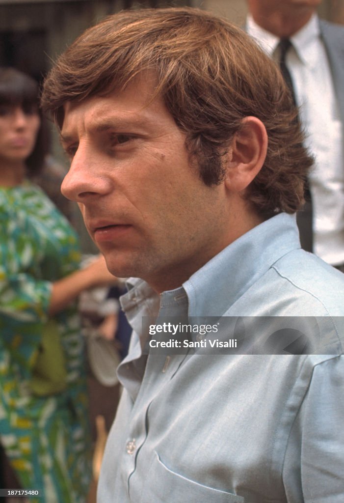 Director Roman Polanski On The Set Of Rosemary's Baby