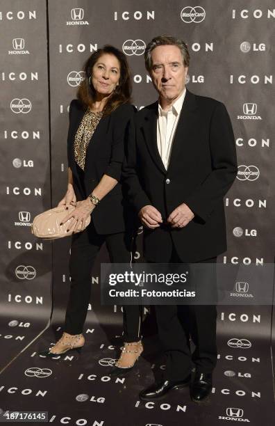Lola Carretero and Inaki Gabilondo attend 'Icon' magazine launch party at the Circulo de Bellas Artes on November 6, 2013 in Madrid, Spain.