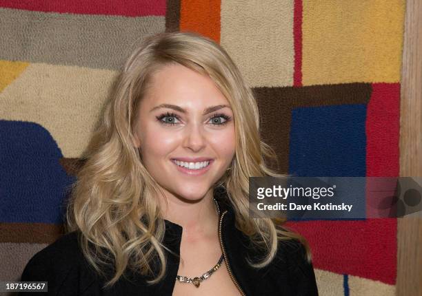 AnnaSophia Robb attends the after party for the screening of "Thor: The Dark World" hosted by The Cinema Society and Dior Beauty at The Marlton on...