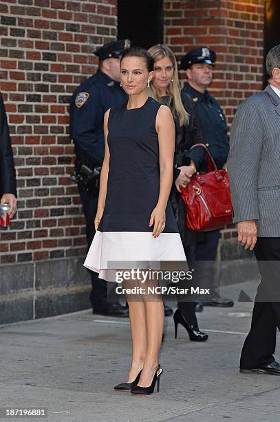 Actress Natalie Portman is seen on November 6, 2013 in New York City.