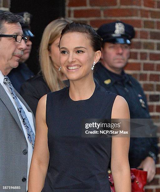 Actress Natalie Portman is seen on November 6, 2013 in New York City.