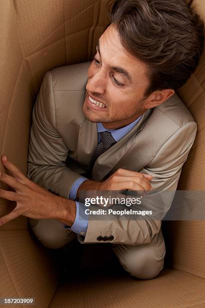 Person Trapped In Box Man Trapped In A Box Photos and Premium High Res Pictures - Getty Images