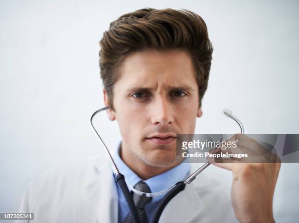 i think there may be a problem... - peopleimages hospital stock pictures, royalty-free photos & images