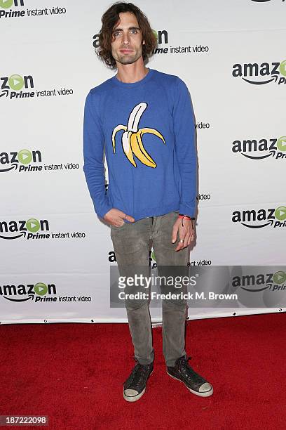 Actor/Singer Tyson Ritter attends Amazon Studios Launch Party to Celebrate Premieres of their First Original Series at Boulevard3 on November 6, 2013...