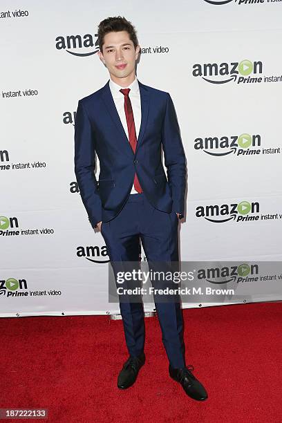 Actor Joe Dinicol attends Amazon Studios Launch Party to Celebrate Premieres of their First Original Series at Boulevard3 on November 6, 2013 in...