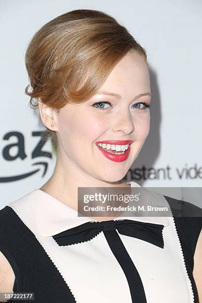 Actress Alicia Sable attends Amazon Studios Launch Party to Celebrate Premieres of their First Original Series at Boulevard3 on November 6, 2013 in...