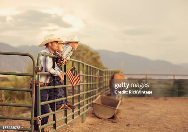 american cowboys - utah flag stock pictures, royalty-free photos & images