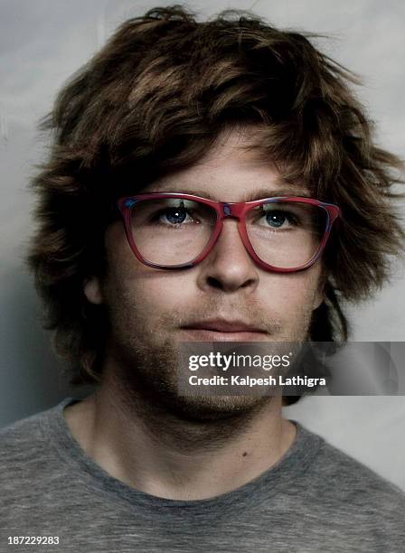 Snowboarder Kevin Pearce is photographed for the Independent on October 22, 2013 in London, England.