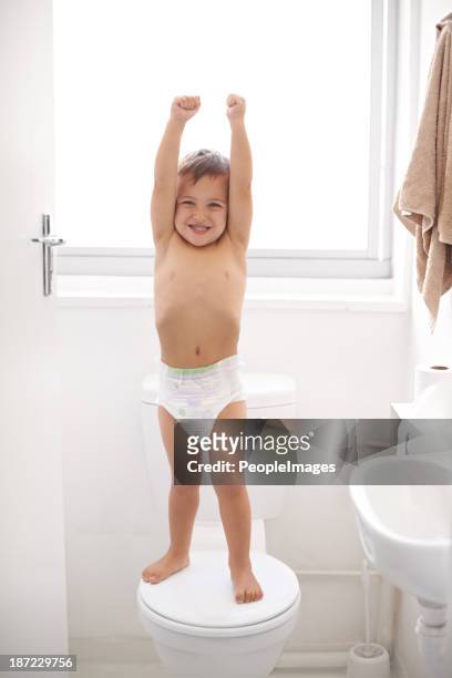 i did it myself! - potty training stock pictures, royalty-free photos & images