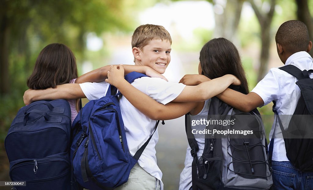 Forming good friendships at school