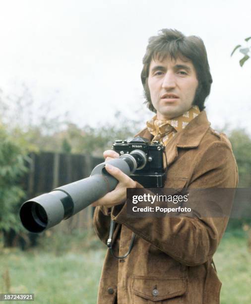 Ray Bellisario, one of the first photographers to take unofficial and informal photographs of the Royal Family, pictured with his camera and modified...