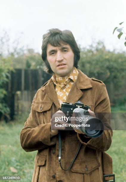 Ray Bellisario, one of the first photographers to take unofficial and informal photographs of the Royal Family, pictured with his camera and modified...