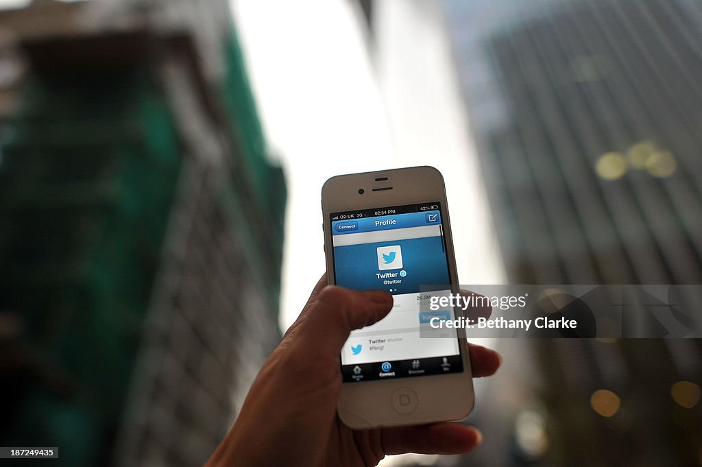 Social Media Site Twitter Debuts On The New York Stock Exchange