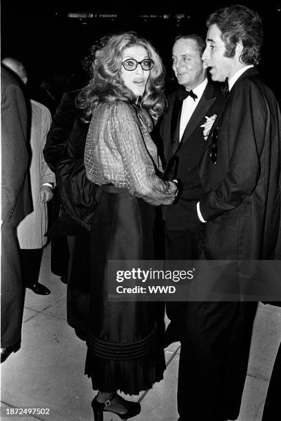 Marie-Helene de Rothschild and friends attend the premiere of the Alvin Ailey dance group, hosted by ex-ambassador Sargent Shriver and his wife...