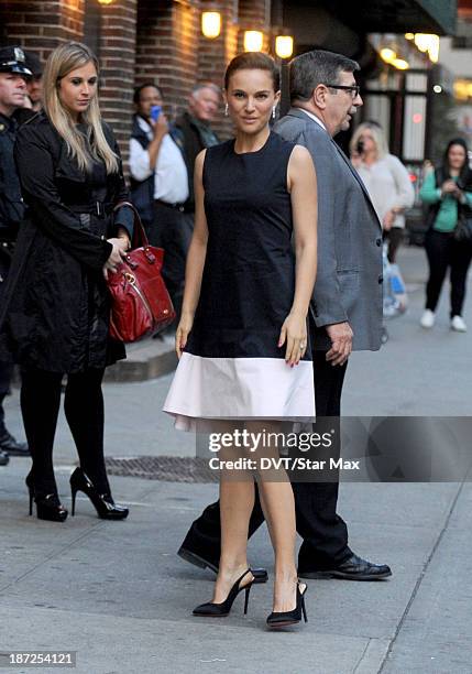 Actress Natalie Portman is seen on November 6, 2013 in New York City.