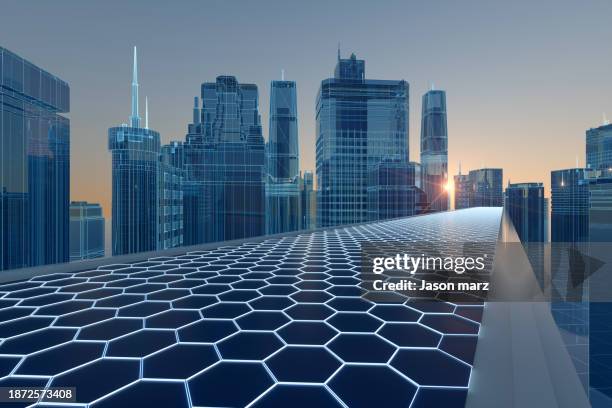 blue data 3d urban architecture - bridge low angle view stock pictures, royalty-free photos & images