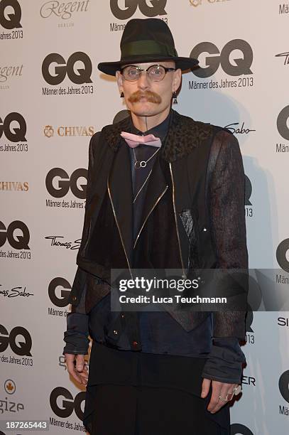 Patrick Mohr arrives at the GQ Men of the Year Award at Komische Oper on November 7, 2013 in Berlin, Germany.