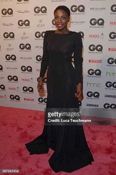 Nikeata Thompson arrives at the GQ Men of the Year Award at Komische Oper on November 7, 2013 in Berlin, Germany.