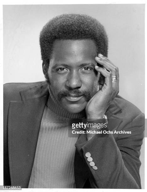 Actor Richard Roundtree poses for the TV series" Shaft" as John Shaft. Circa 1973.