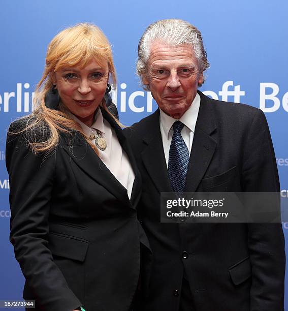 Klaus Bresser and Evelyn Bresser arrive for the opening of the Microsoft Center Berlin on November 7, 2013 in Berlin, Germany. The Microsoft Center...