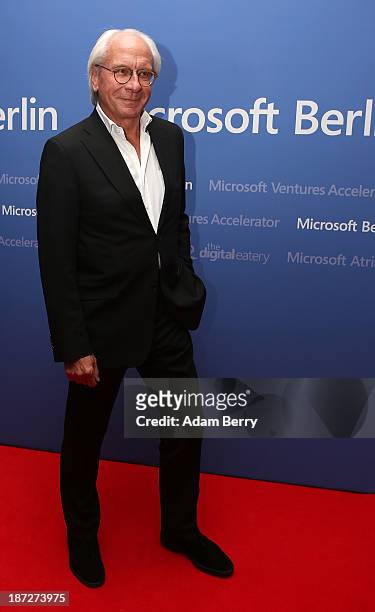 Wolf Bauer arrives for the opening of the Microsoft Center Berlin on November 7, 2013 in Berlin, Germany. The Microsoft Center Berlin, part of a new...