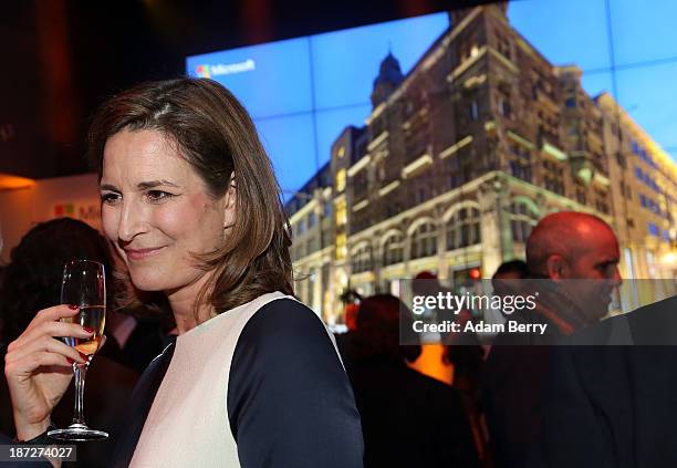 Tita von Hardenberg attends the opening of the Microsoft Center Berlin on November 7, 2013 in Berlin, Germany. The Microsoft Center Berlin, part of a...