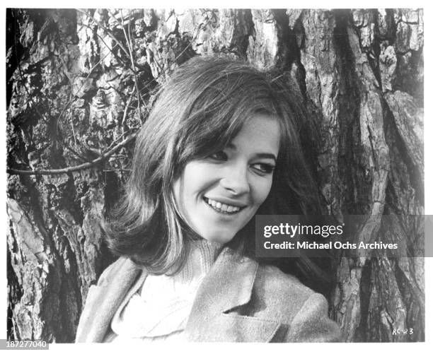 Actress Charlotte Rampling on set of the movie "Rotten to the Core" in 1965.